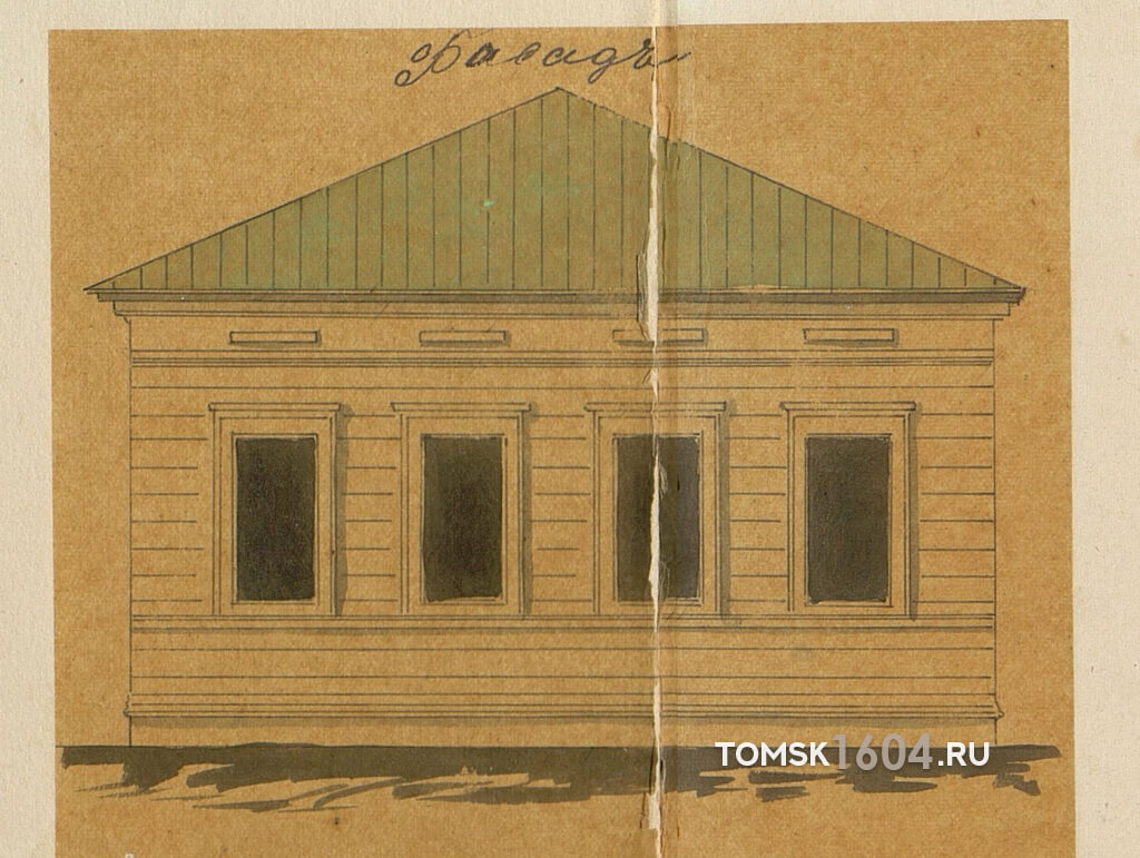 Проект дома Сваровского. 1895г. Источник: ГАТО.