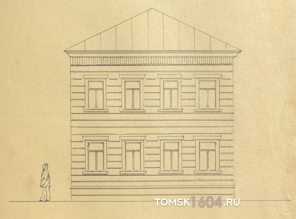 Проект фасада дома Николаева