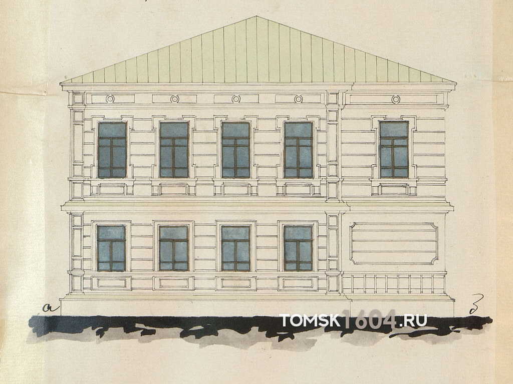Проект фасада дома Давыдовой